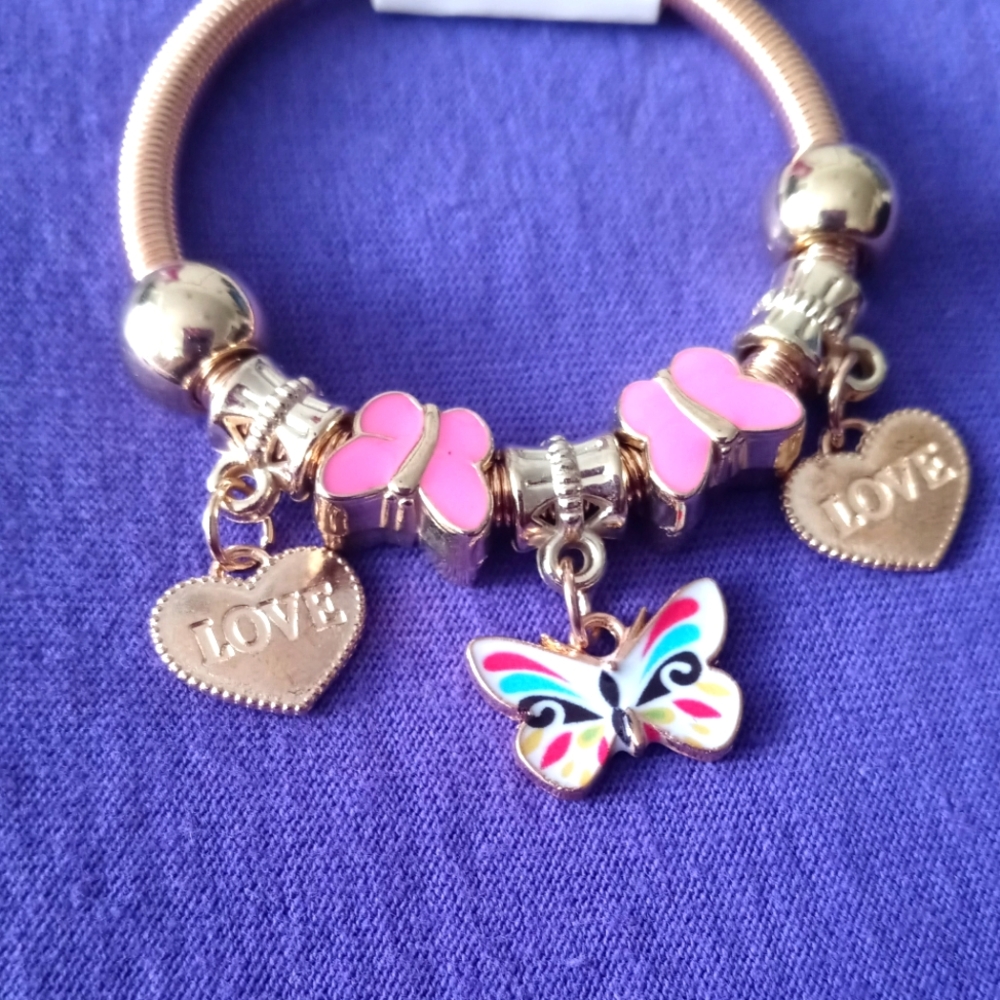 Butterfly Charm Bracelets